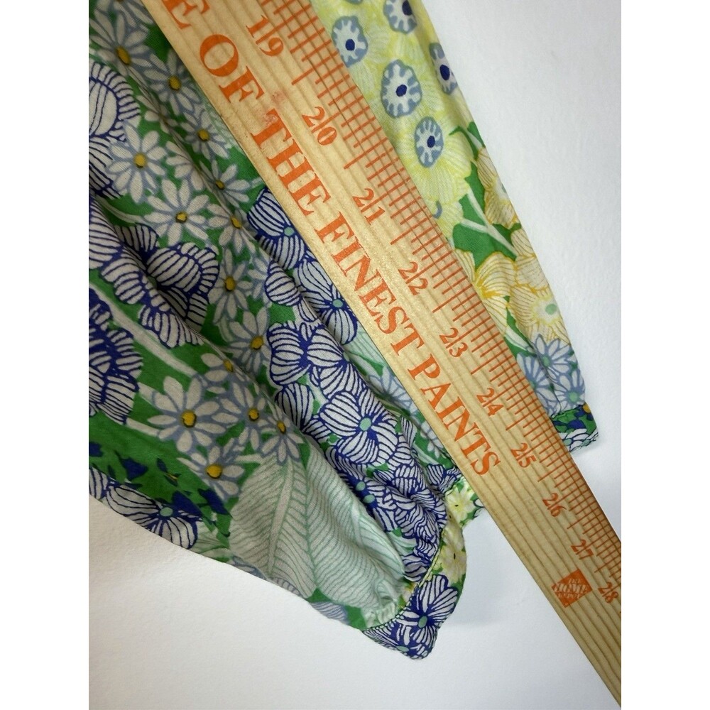 Talbots Plus Blouse Band Collar Popover Cluster Garden Floral Lightweight Top 3X - Picture 9 of 16